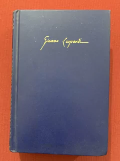Livro - Poesia E Prosa - Giacomo Leopardi - Ed. Nova Aguilar - Capa Dura