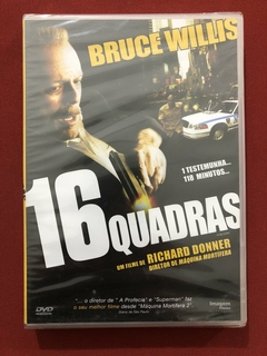 DVD - 16 Quadras - Bruce Willis - Dir. Richard Donner - Novo