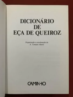Livro - Dicionário De Eça De Queiroz - Editora Caminho - Capa Dura - Sebo Mosaico - Livros, DVD's, CD's, LP's, Gibis e HQ's