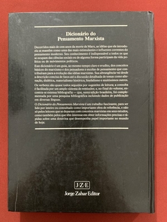 Livro - Dicionário Do Pensamento Marxista - Tom Bottomore - Jorge Zahar - comprar online