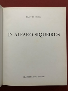 Livro - D. Alfaro Siqueiros - Mario De Micheli - Fratelli Fabbri Editori - loja online