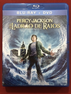 Blu-ray + DVD - Percy Jackson E O Ladrão De Raios - Seminovo