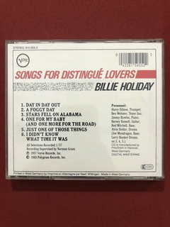 CD - Billie Holiday - Songs For Distingué Lovers - Importado - comprar online