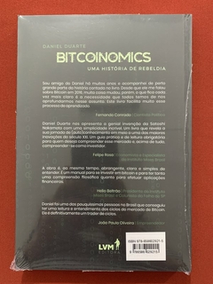 Livro - Bitcoinomics - Uma História De Rebeldia - Daniel Duarte - LVM - Novo - comprar online