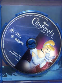 Blu-ray - Cinderela - Edição Diamante - Disney - Seminovo - loja online