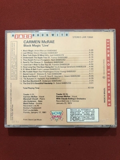 CD - Carmen McRae - Black Magic 'Live' - 1993 - Nacional - comprar online