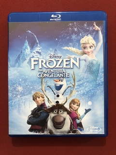 Blu-ray - Frozen - Uma Aventura Congelante - Seminovo