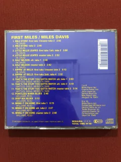 CD - Miles Davis - First Miles - Importado - Seminovo - comprar online