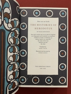 Livro - The Histories Of Herodotus - 2 Volumes - The Heritage Press - Capa Dura - loja online