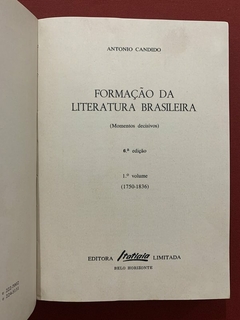 Livro - Formação Da Literatura Brasileira - 2 Volumes - Atonio Candido - Itatiaia na internet