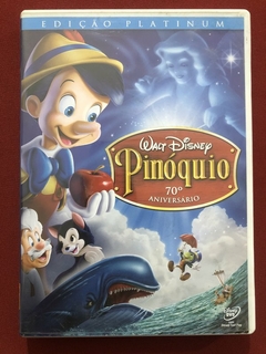 DVD Duplo + CD - Pinóquio - Walt Disney - Seminovo