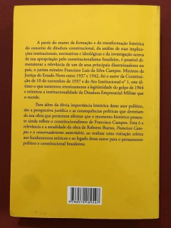 Livro - Francisco Campos E O Conservadorismo Autoritário - Roberto Bueno - Seminovo - comprar online