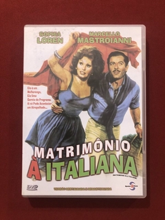 DVD - Matrimônio À Italiana - Sophia Loren - Seminovo