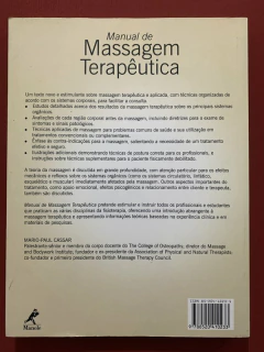 Livro - Manual De Massagem Terapêutica - Mario-Paul Cassar - Editora Manole - comprar online