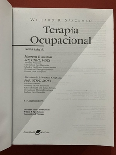 Livro - Terapia Ocupacional - Willard & Spackman - Editora Guanabara Koogan na internet