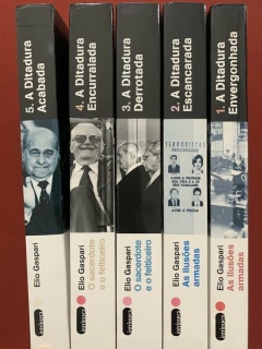 Livro - A Ditadura Envergonhada - 5 Volumes - Elio Gaspari - Intrínseca - Seminovo