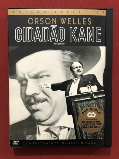 DVD Duplo - Cidadão Kane - Orson Welles - Seminovo