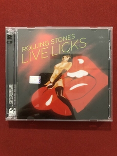 CD Duplo - Rolling Stones - Live Licks - Nacional - Seminovo