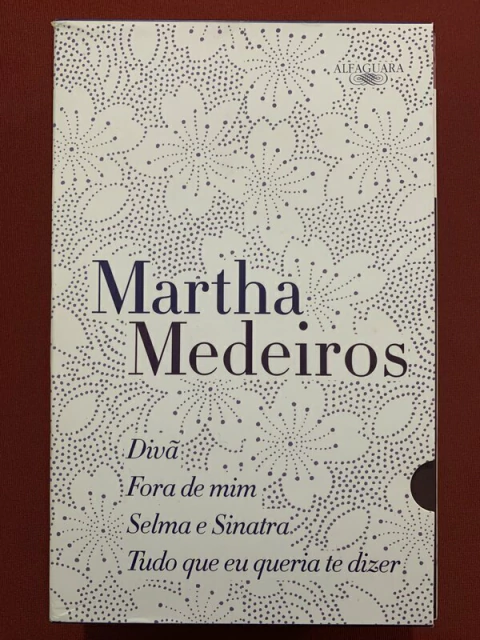 Livro - Box Martha Medeiros - 4 Livros - Editora Alfaguara - Seminovo