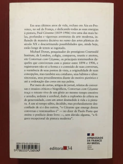 Livro - Conversas Com Cézanne - Michael Doran - Editora 34 - Seminovo - comprar online