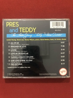 CD - The Lester Young Teddy Wilson Quartet - Pres And Teddy - comprar online