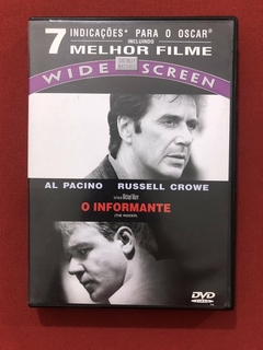 DVD - O Informante - Dir. Michael Mann - Al Pacino - Semin