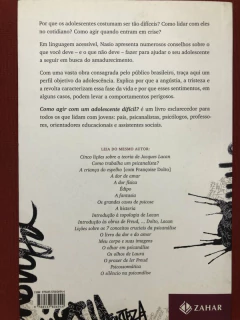 Livro - Como Agir Com Um Adolescente Difícil? - J. D. Nasio - Editora Zahar - comprar online
