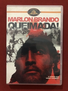 DVD - Queimada! - Marlon Brando - Drama / Guerra - Seminovo