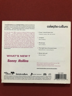 CD - Sonny Rollins - What's New? - 1993 - Nacional - comprar online
