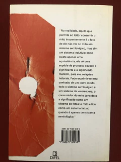 Livro - Mitologias - Roland Barthes - Editora Difel - comprar online