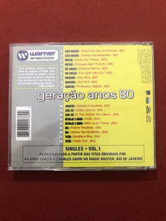 CD - Geração Anos 80 - Singles Vol.1 - Nacional - Seminovo - comprar online