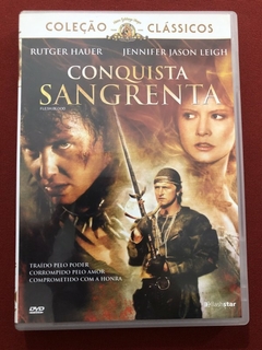 DVD - Conquista Sangrenta - Rutger Hauer - Seminovo