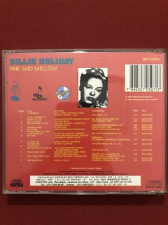 CD - Billie Holiday - Fine And Mellow - 1995 - Nacional - comprar online