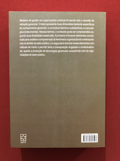 Livro- Modelos De Gestão Em Organizações Públicas - Seminovo - comprar online