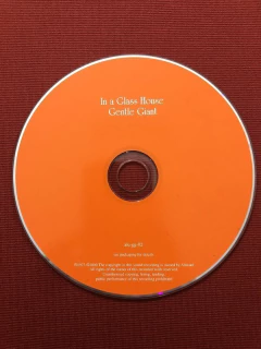 CD - Gentle Giant - In A Glass House - 2000 - Importado na internet