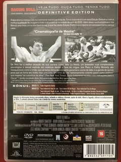 DVD Duplo - Raging Bull - Direção: Martin Scorsese- Seminovo - Sebo Mosaico - Livros, DVD's, CD's, LP's, Gibis e HQ's
