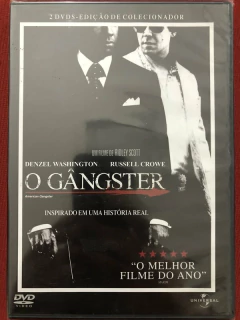 DVD Duplo - O Gângster - Denzel Washington - Novo