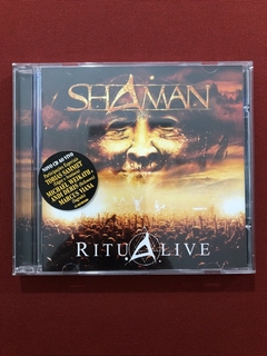 CD - Shaman - RituAlive - 2003 - Nacional - Seminovo