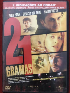 DVD - 21 Gramas - Sean Penn & Benicio Del Toro - Seminovo