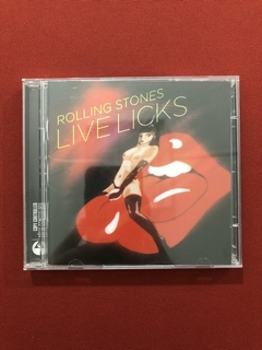 CD Duplo - Rolling Stones - Live Licks - Nacional - Seminovo
