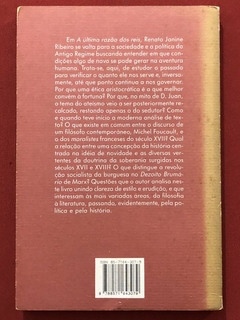 Livro - A Última Razão Dos Reis - Renato Janine Ribeiro - Companhia Das Letras - comprar online