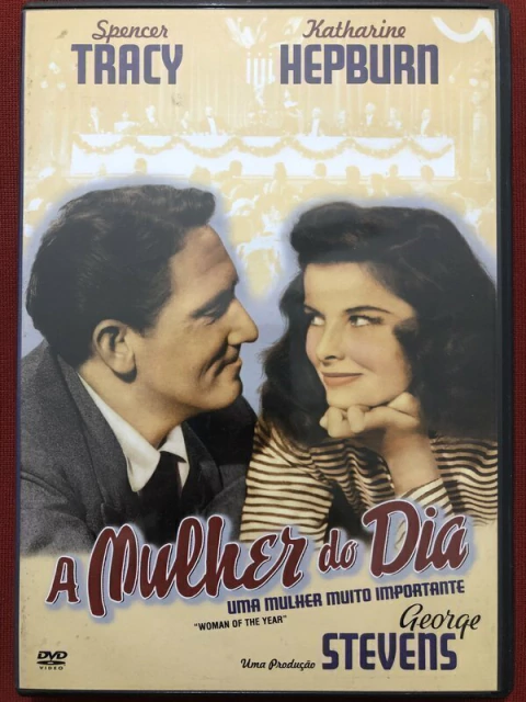 DVD - A Mulher Do Dia - Spencer Tracy - Seminovo