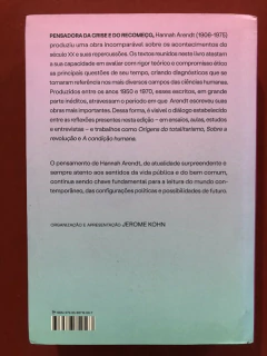 Livro - Pensar Sem Corrimão - Hannah Arendt - Editora Bazar Do Tempo - Seminovo - comprar online