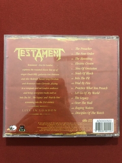 CD - Testament - Live In London - 2005 - Nacional - Seminovo - comprar online