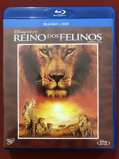 Blu-ray + DVD - Reino Dos Felinos - Disney - Seminovo