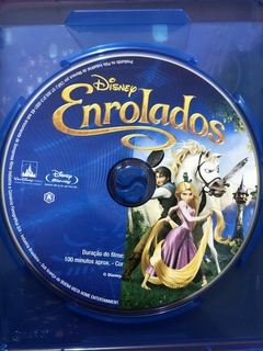 Blu-ray - Enrolados - Disney - Aventura - Seminovo na internet