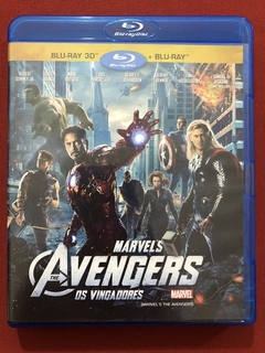 Blu-ray 3D + Blu-ray - Os Vingadores - Marvel - Seminovo