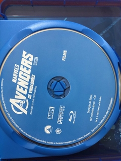 Blu-ray 3D + Blu-ray - Os Vingadores - Marvel - Seminovo na internet