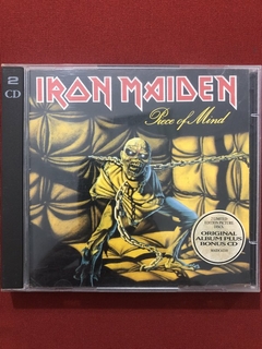CD Duplo - Iron Maiden - Piece Of Mind - 1983 - Importado