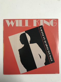 LP- Will King - Backed Up Against The Wall - 1985 - Seminovo